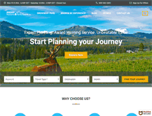 Tablet Screenshot of escortednationalparkstours.com